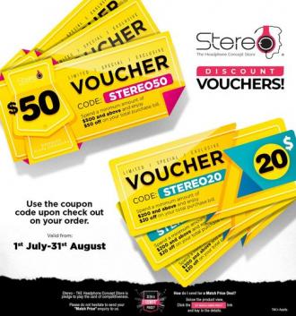 Stereo Electronics Online FREE Voucher Code Promotion (1 Jul 2021 - 31 Aug 2021)