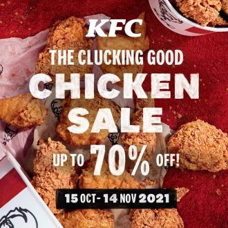 KFC Chicken Sale Up To 70% OFF (15 Oct 2021 - 31 Oct 2021)