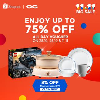 OG Shopee 11.11 Sale Up To 75% OFF