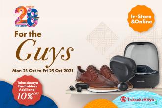 Takashimaya For The Guys Sale (25 Oct 2021 - 29 Oct 2021)