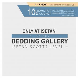 ISETAN Bedding Gallery Promotion (4 Nov 2021 - 24 Nov 2021)