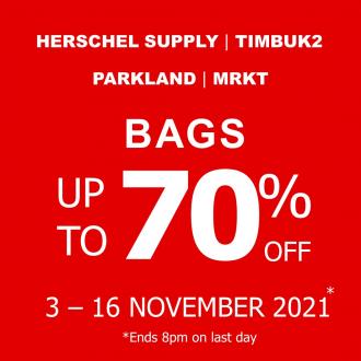 ISETAN Serangoon Bag Sale Up To 70% OFF (3 Nov 2021 - 16 Nov 2021)