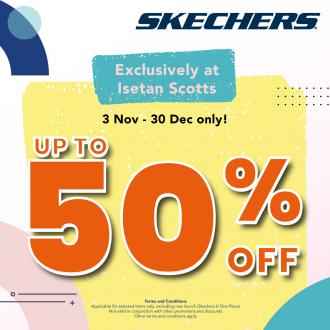 ISETAN Scotts Skechers Sale Up To 50% OFF (3 Nov 2021 - 30 Dec 2021)