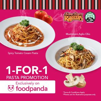 Kenny Rogers Roasters FoodPanda 1 For 1 Pasta Promotion (valid until 11 Nov 2021)