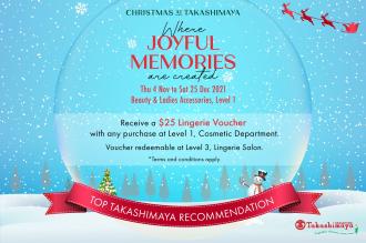 Takashimaya Christmas Gift Promotion (valid until 25 Dec 2021)