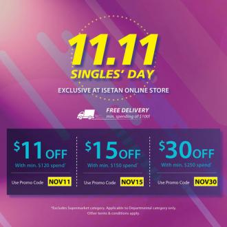 Isetan Online 11.11 Sale (11 Nov 2021)