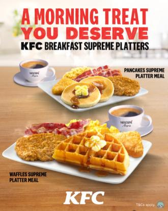 KFC Breakfast Supreme Platters