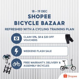 Shopee Bicycle Bazaar Promotion (18 Dec 2021 - 19 Dec 2021)