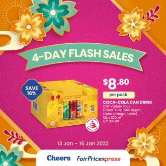 Cheers & FairPrice Xpress 4-day Flash Sale (13 Jan 2022 - 16 Jan 2022)