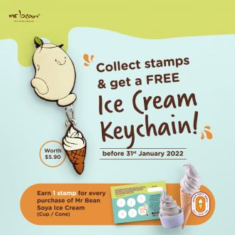 Mr Bean FREE Ice Cream Keychain Promotion (valid until 31 January 2022)