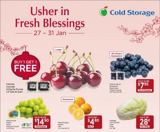 Cold Storage Fresh Items Promotion (27 January 2022 - 31 January 2022)