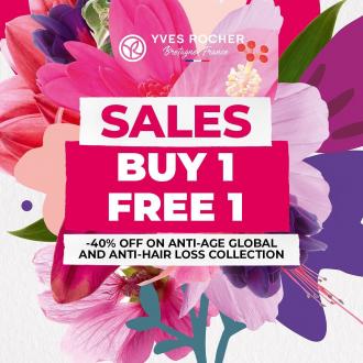 Yves Rocher Buy 1 FREE 1 Sale (valid until 6 Mar 2022)