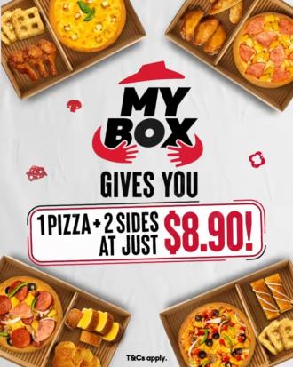 Pizza Hut My Box 1 Pizza + 2 Sides @ $8.90 Promotion