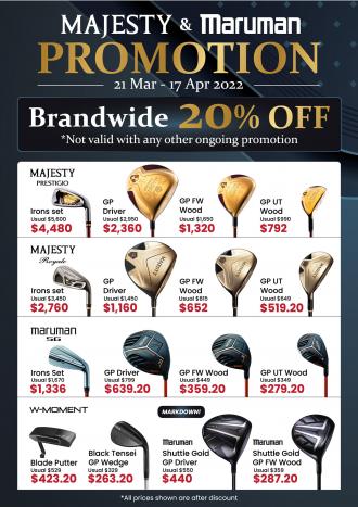 MST Golf Majesty & Maruman Promotion (21 Mar 2022 - 17 Apr 2022)
