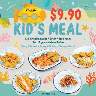 Fish & Co Kid's Meal @ $9.90 Promotion