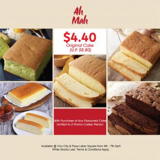 Ah Mah 4.4 Promotion $4.40 Original Cake (4 Apr 2022 - 7 Apr 2022)
