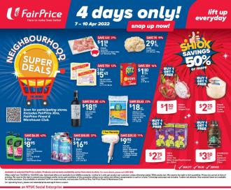 FairPrice 4 Days Only Promotion (7 Apr 2022 - 10 Apr 2022)