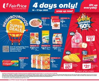 FairPrice 4 Days Only Promotion (14 Apr 2022 - 17 Apr 2022)