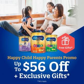 Enfagrow A+ Online Happy Child Happy Parents Promotion Up To $56 OFF (valid until 23 May 2022)