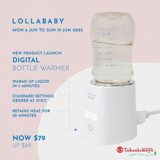 Takashimaya Lollababy Digital Bottle Warmer Promotion (6 June 2022 19