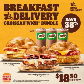 Burger King Delivery Breakfast Bundles Set Promotion