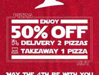 Pizza Hut Delivery & Takeaway 50% OFF Promotion
