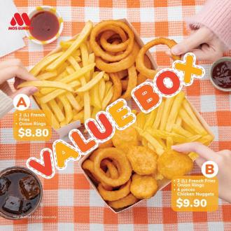 MOS Burger Value Box Promotion