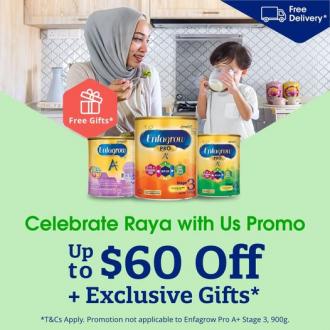 Enfagrow A+ Online Hari Raya Haji Promotion Up To $60 OFF (valid until 18 July 2022)