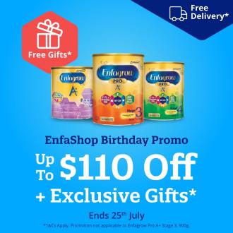 Enfagrow A+ Online Birthday Promotion Up To $110 OFF (valid until 25 July 2022)