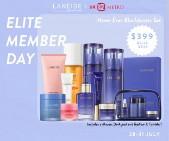 Metro Laneige Elite Member Day Promotion (28 Jul 2022 - 31 Jul 2022)