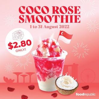 Food Republic National Day Coco Rose Smoothie (1 Aug 2022 - 31 Aug 2022)