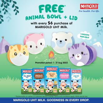 Marigold FREE Animal Bowl + Lid Promotion (1 Aug 2022 - 31 Aug 2022)