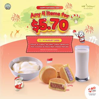 Mr Bean National Day Promotion 4 Items for $5.70 (5 August 2022 - 14 August 2022)