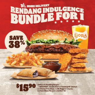 Burger King Rendang Burger Meals Promotion