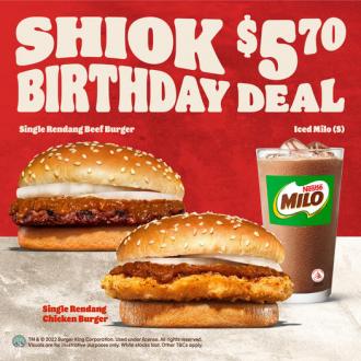 Burger King National Day $5.70 Birthday Deals Promotion
