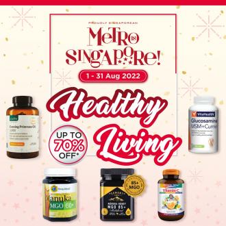 Metro Healthy & Living Sale Up To 70% OFF (1 Aug 2022 - 31 Aug 2022)