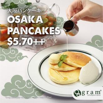 Gram Cafe & Pancakes Osaka Pancakes Promotion (valid until 31 August 2022)
