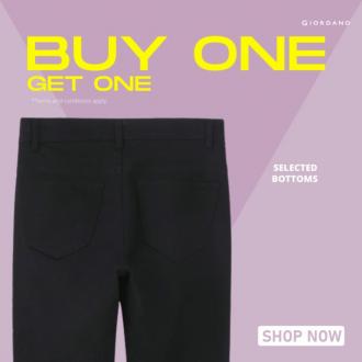 Giordano Buy 1 Get 1 FREE Promotion (valid until 18 Aug 2022)