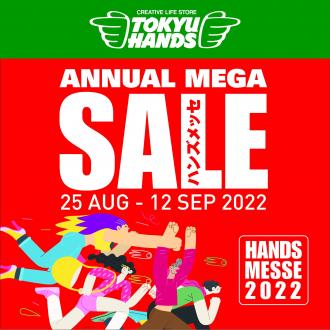 TOKYU HANDS Annual Mega Sale (25 August 2022 - 12 September 2022)