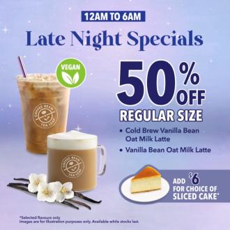 Coffee Bean Late Night 50% OFF Promotion