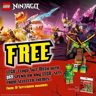 BHG LEGO NINJAGO FREE LEGO Lloyd Mech Promotion