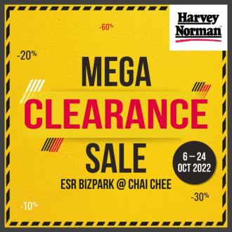 Harvey Norman Mega Clearance Sale (6 October 2022 - 24 October 2022)