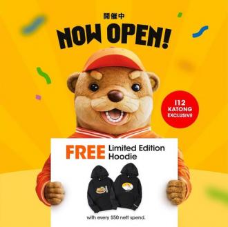 Genki Sushi i12 Katong Opening Promotion FREE Hoodie (4 October 2022 - 14 October 2022)