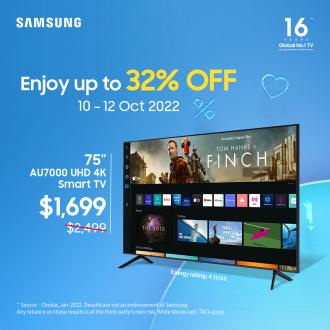 Audio House Samsung AU7000 UHD 4K Smart TV Promotion (10 October 2022 - 12 October 2022)