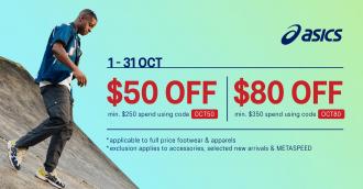 ASICS October Promotion Up To $80 OFF Promo Code (1 Oct 2022 - 31 Oct 2022)