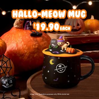 Coffee Bean Halloween Hallo-Meow Mug