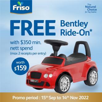 Friso FREE Bentley Ride-On Promotion (15 Sep 2022 - 14 Nov 2022)