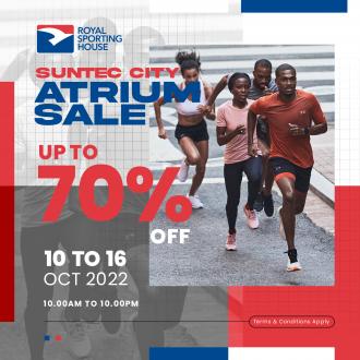 Royal Sporting House Atrium Sale Up To 70% OFF at Suntec City (10 Oct 2022 - 16 Oct 2022)
