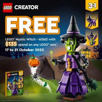 LEGO Halloween FREE LEGO Mystic Witch Promotion (17 October 2022 - 31 October 2022)