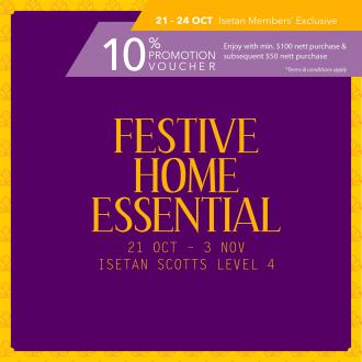 ISETAN Festive Home Essential Promotion (21 October 2022 - 3 November 2022)